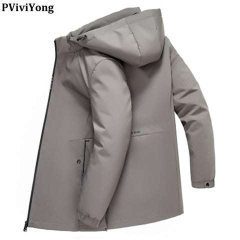 PViviYong 2019 winter high quality 90% white down jacket long hooded detachable hat men coat plus-size M-7XL  MDYR19D1931