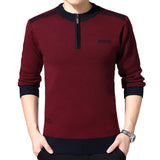 Mens sweaters for 2018 Autumn Winter Thick Warm Sweaters O-Neck Wool Sweater Male Knitted Cashmere Pullover Tops Plus Size M-3XL