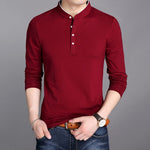 Brand New Men Polo Shirt Mens Long Sleeve Solid Polo Shirts Camisa Polos Masculina Popular Casual Cotton Plus Size M-4XL Tops